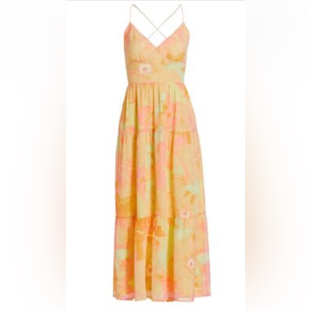 Bright Wayf strappy midi dress XL